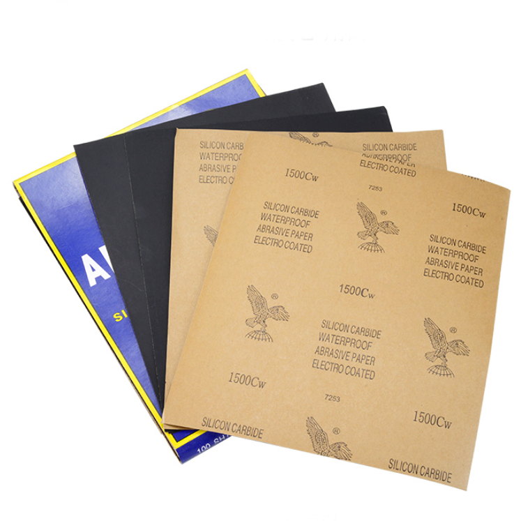 กระดาษทรายน้ำขัดเหล็กตรานกอินทรี สำหรับงานขัดโลหะหรือเหล็กต่างๆ [ขายปลีก-ส่ง]