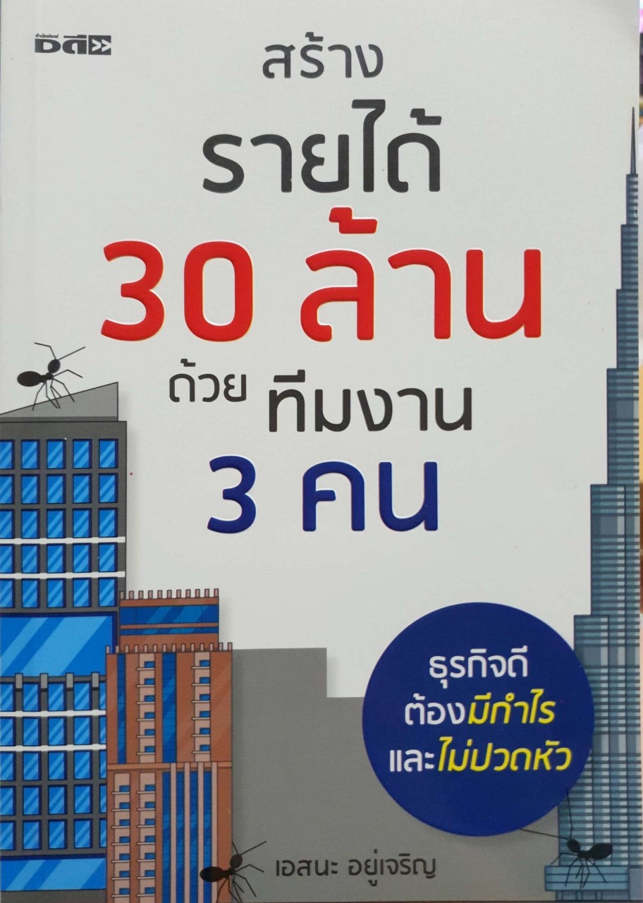 สร้างรายได้ 30 ล้านด้วยทีมงาน 3 คน : เอสนะ อยู่เจริญ
