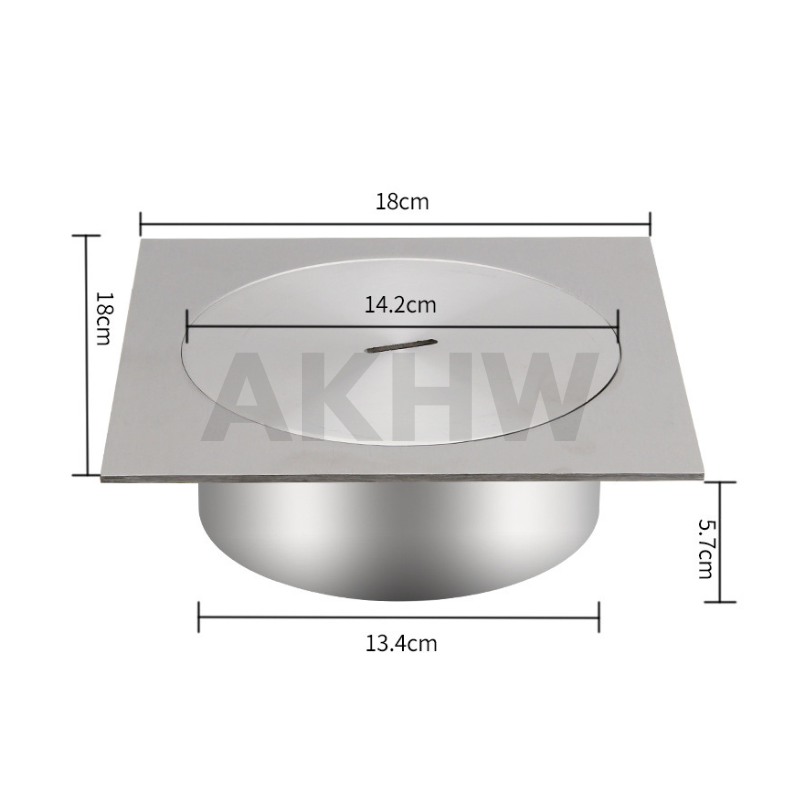 ฝาดูดส้วม/คลีนเอาท์ KingsMan สแตนเลสทั้งชิ้น SUS304 แบบหนา แข็งแรง ไม่เป็นสนิม [ขายปลีก/ส่ง]