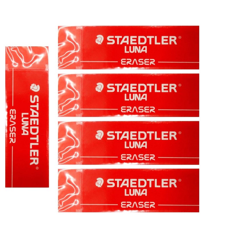 ยางลบ STAEDTLER LUNA รุ่น525 L30-20 ยางลบนิ่มๆ ลบสะอาด (แพ๊ค 2 ชิ้น และแพ๊ค 3 ชิ้น)