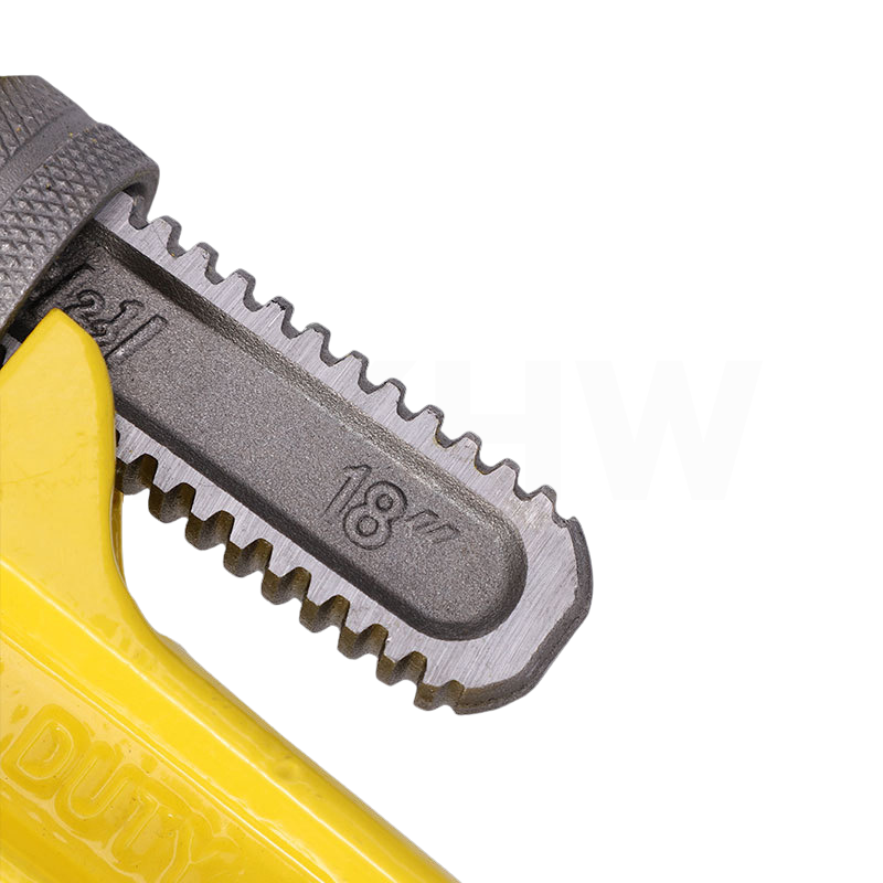 ประแจขันท่อ KingsMan ประแจจับแป๊บ แบบขาเดี่ยว สีเหลือง ผลิตจากเหล็กคุณภาพสูง ทนทาน