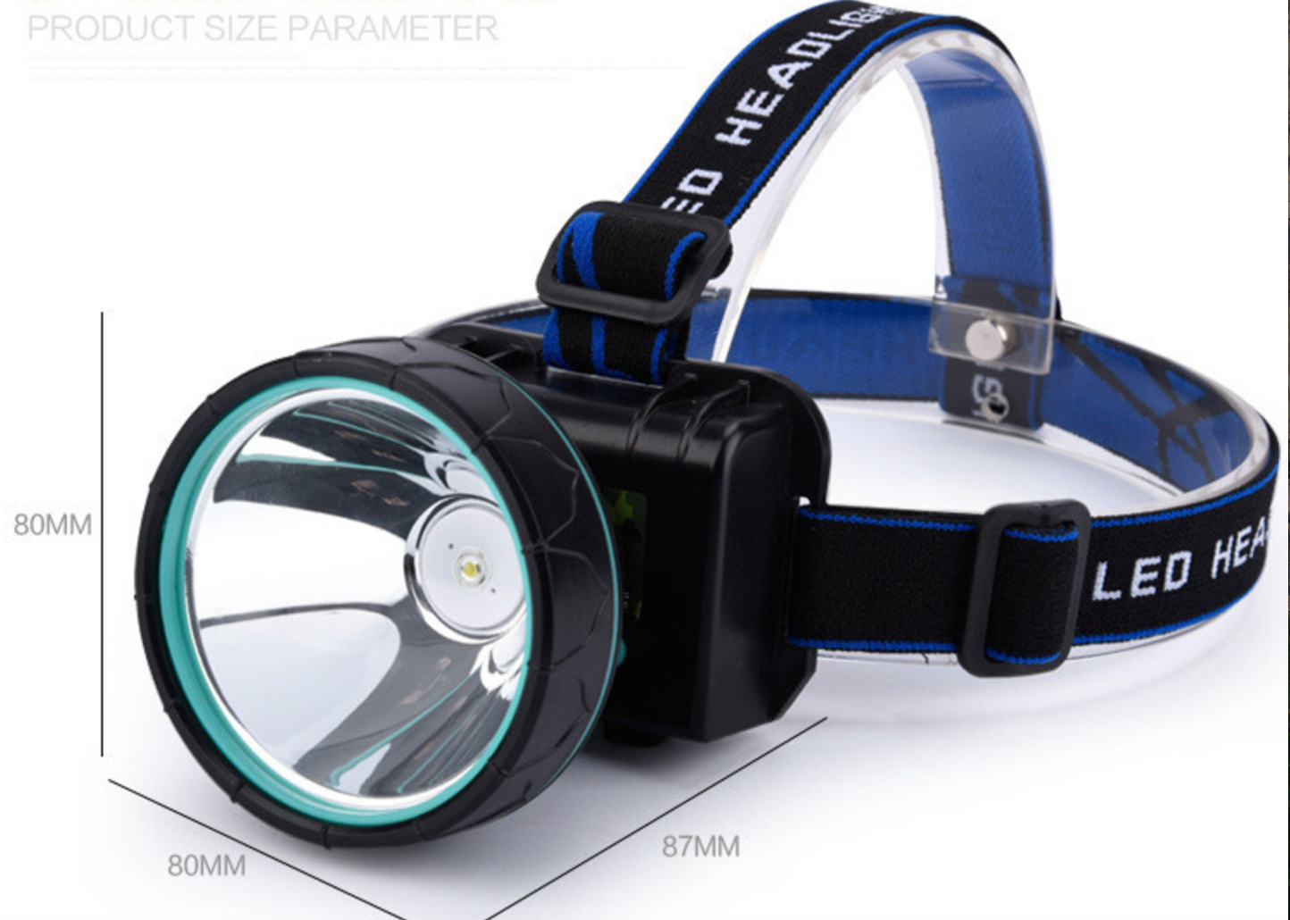 ไฟฉายคาดหัว ไฟฉายพลังสูง LED 10W แบตทน ส่องไกล 100 เมตร [ขายส่ง]