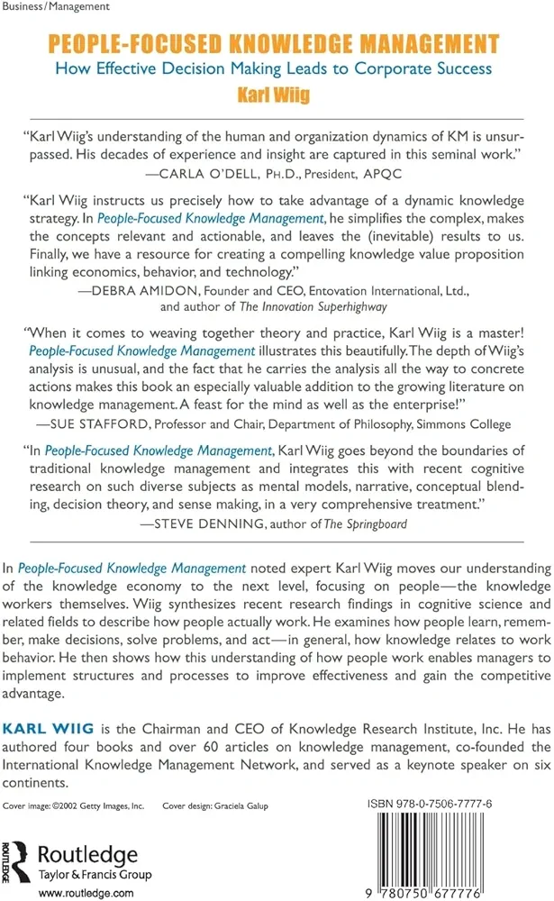 People-Focused Knowledge Management : Karl Wiig