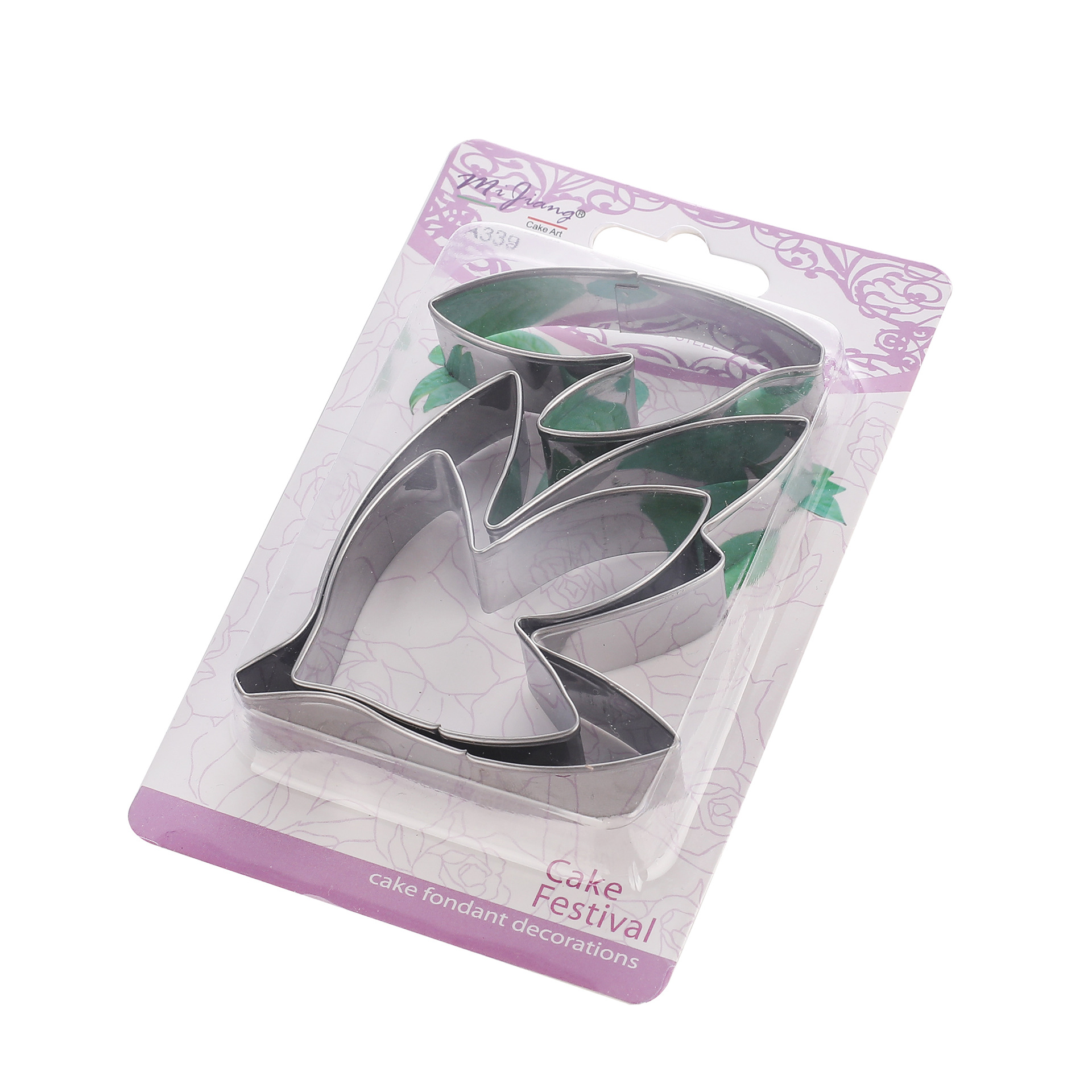 แม่พิมพ์ประดิษฐ์ดอกไม้ชุดดอกA339 Peony Leaf cutter setใบดอกโบตั๋นสำหรับพิมพ์ดินไทย ดินญี่ปุ่นเหมาะกับผู้ที่รักการปั้นดอกไม้ดิน