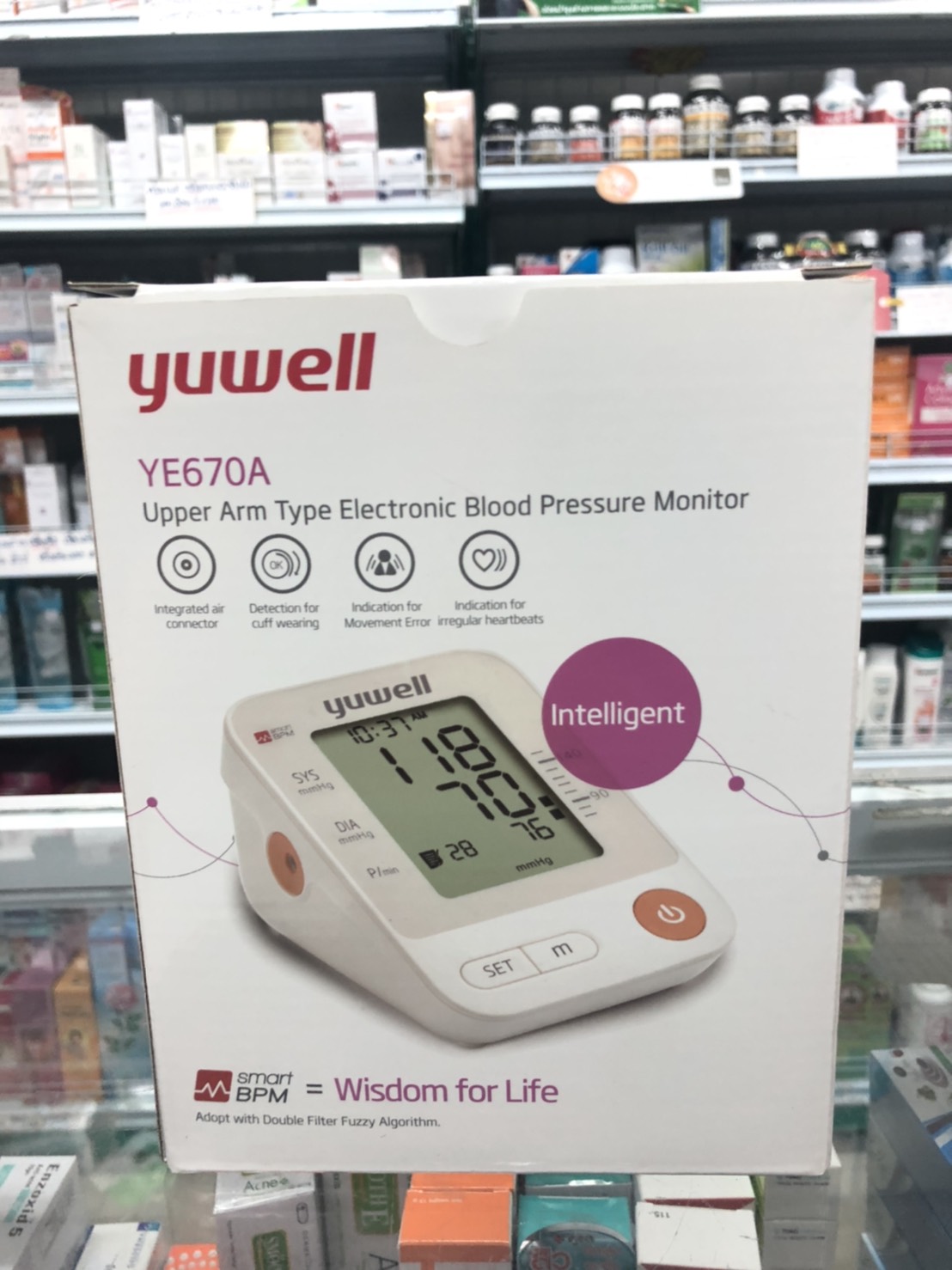 เครื่องวัดความดันโลหิต YUWELL รุ่น YE670A