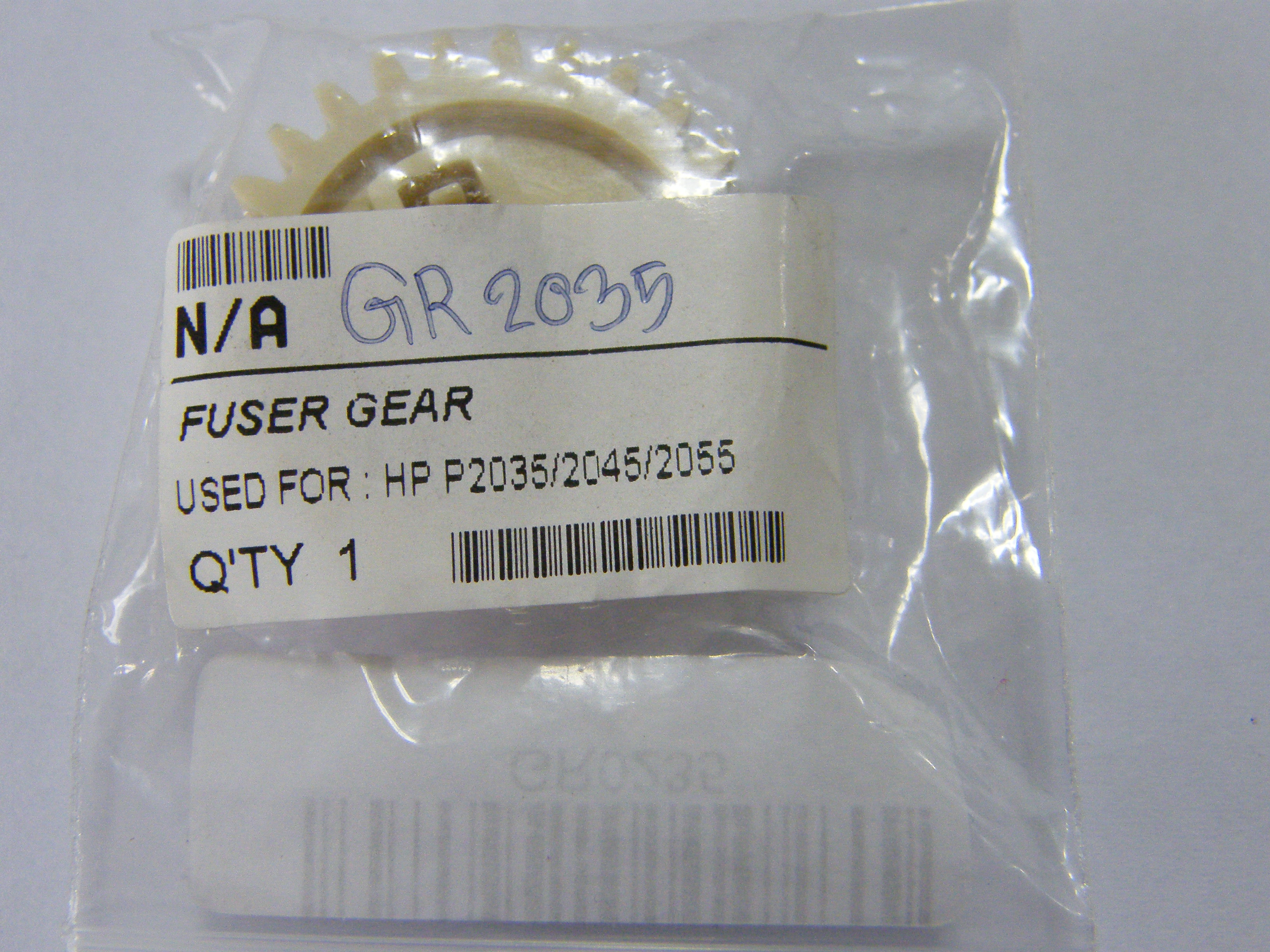 HP-CANON GR2035&RU5-0690-000&RU6-0690-000 PRESSURE ROLLER GEAR 27T FOR HP LASERJET P2035/P2050/P2055/400 M400/M401/M425 500 กรัม