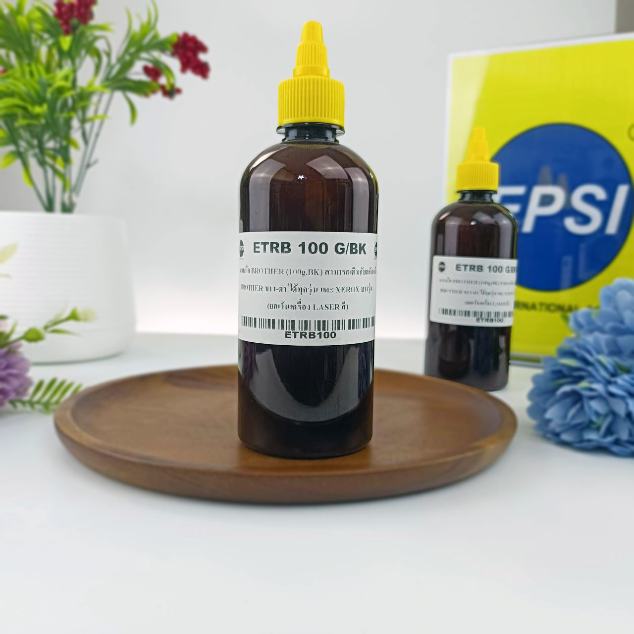 BROTHER ETRB100 ผงหมึกเติมสีดำยี่ห้อเอ็กเพรสสำหรับเครื่องพิมพ์บราเดอร์ ขนาด 100 กรัม BROTHER EXPRESS TONER REFILL MONOTONER 100G/BK-003 300 กรัม