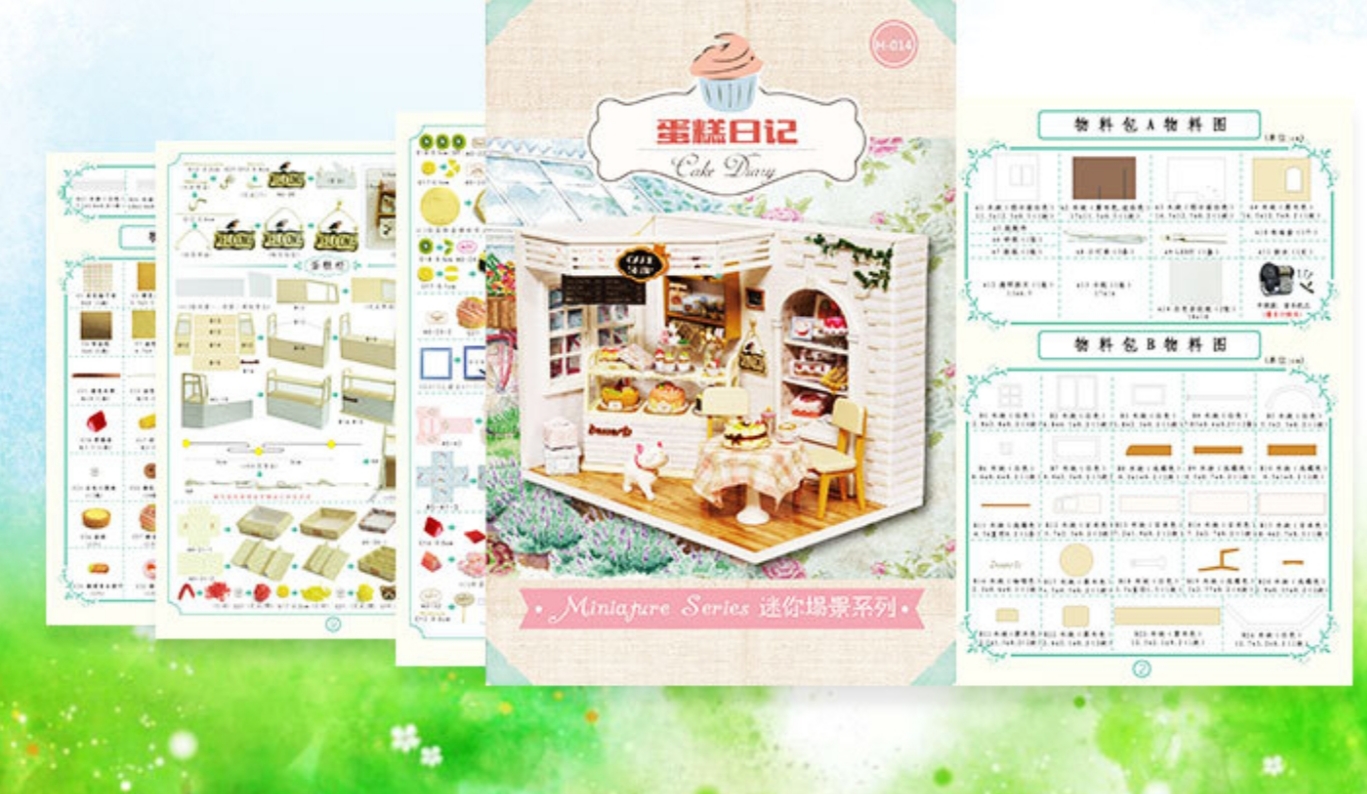 โมเดลจำลองร้านเบเกอรี่จิ๋ว งานDIY ชุด Bakery of the world lover สำหรับนักสะสมโมเดลและเป็นของขวัญชิ้นพิเศษ