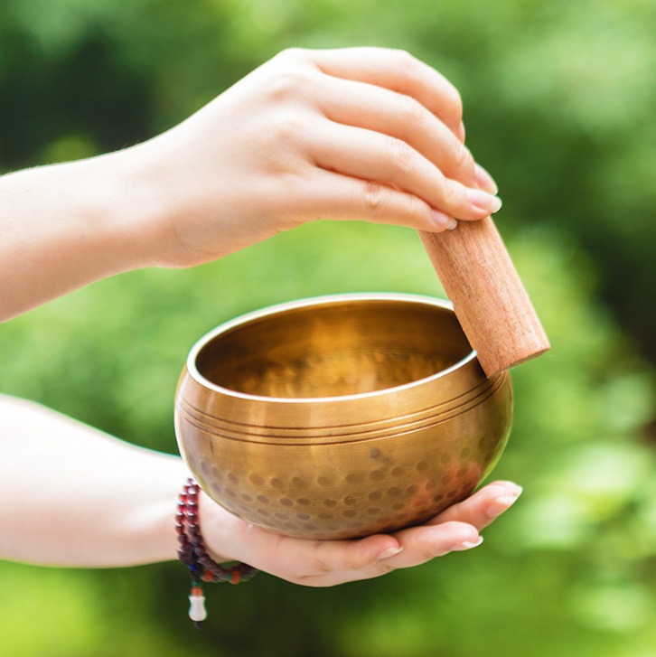 #พร้อมส่ง ขันทิเบต Tibetan Singing Bowl 12 cm. ใช้สำหรับทำสมาธิขณะสวดมนต์