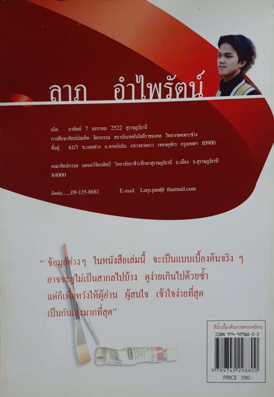 สีน้ำเบื้องต้นภาพคนเหมือน