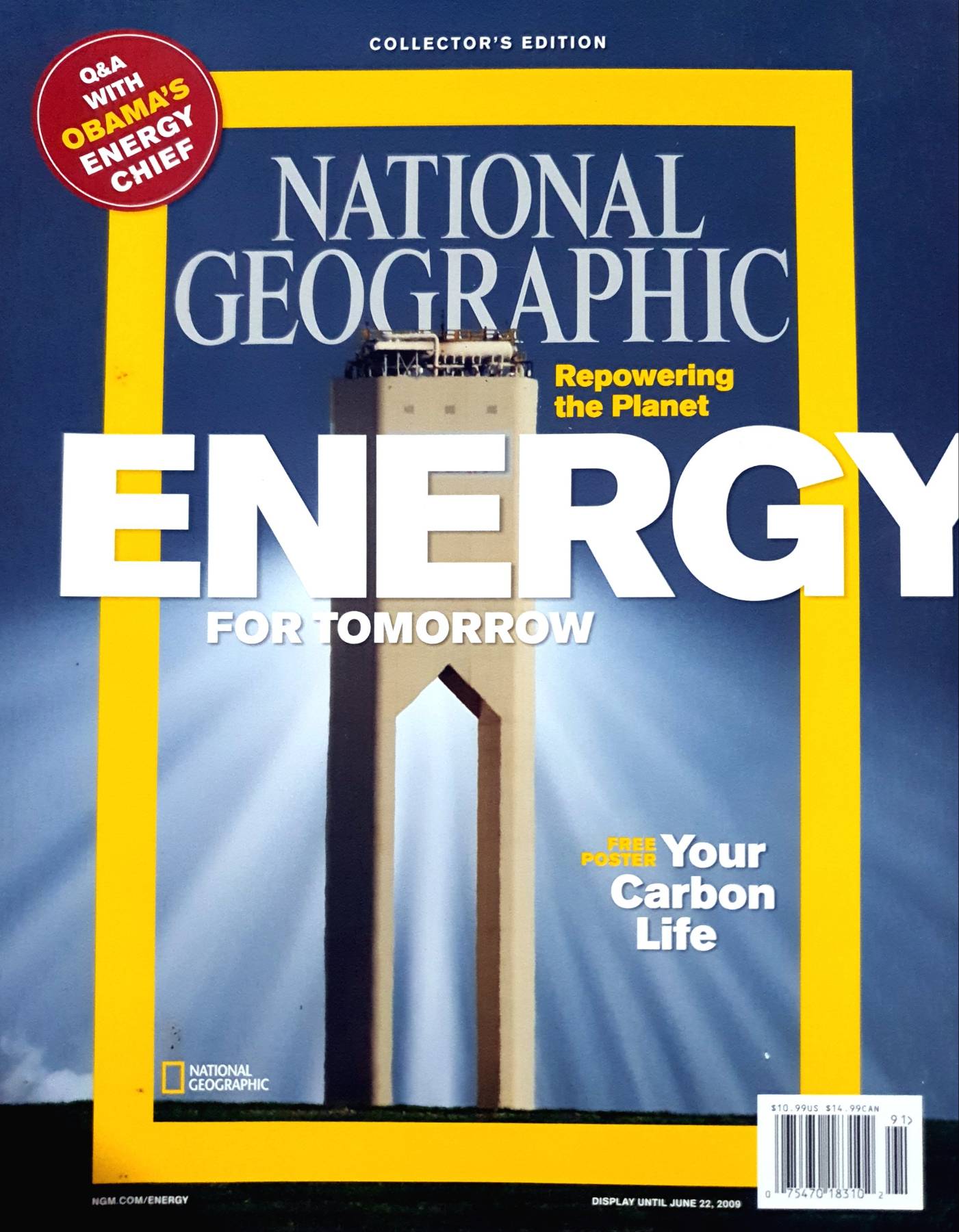 National Geographic: Energy for Tomorrow: Repowering the Planet - Collector's edition Paperback