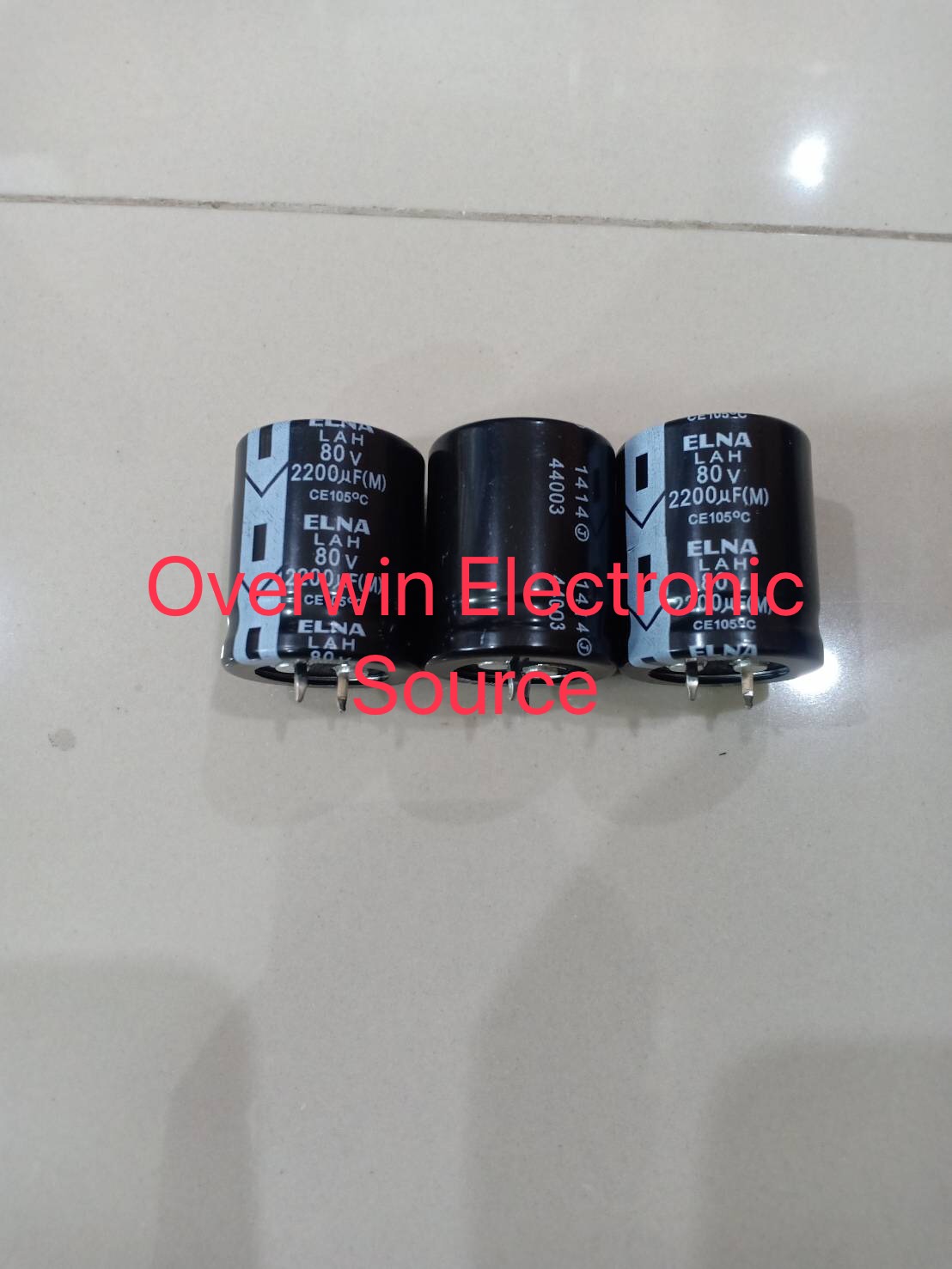 2200UF 80V ขนาด 25*30 ELNA