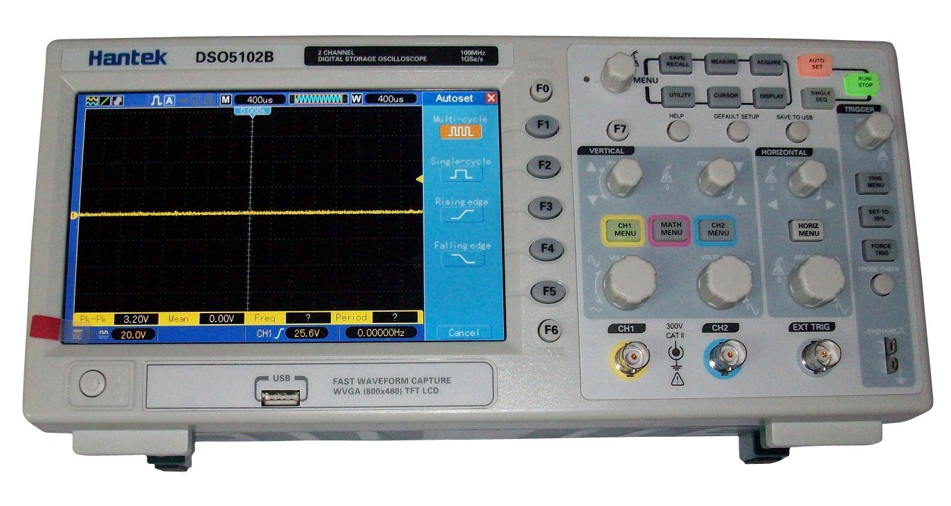 Ossilloscope Hantek DSO5102B 100Mhz