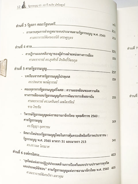รัฐธรรมนูญ 60 ปี สมคิด เลิศไพฑูรย์ รวมบทความวิชาการ หนังสือ สังคม การเมือง