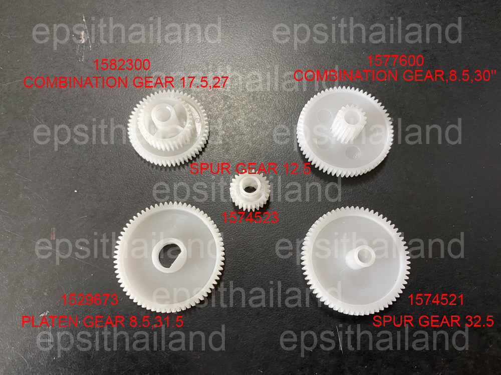 EPSON GEAR-KIT-LQ310 ชุดเฟือง 5 ชิ้น GEAR MAINTENANCE KIT FOR EPSON LQ-310/350/520/1310/LX310/350/520/1310 400 กรัม