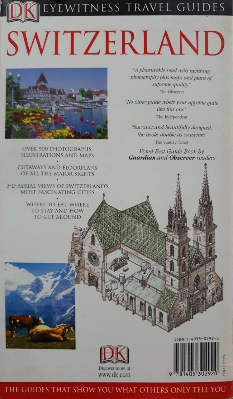 SWITZERLAND : DK eyewitness travel guide