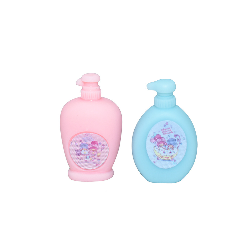ขวดโลชั่นจิ๋วเป็นของจิ๋วสำหรับสะสมมาเป็นเซตสีชมพูและสีฟ้าเหมาะสำหรับนักสะสมของจิ๋วโดยเฉพาะ
