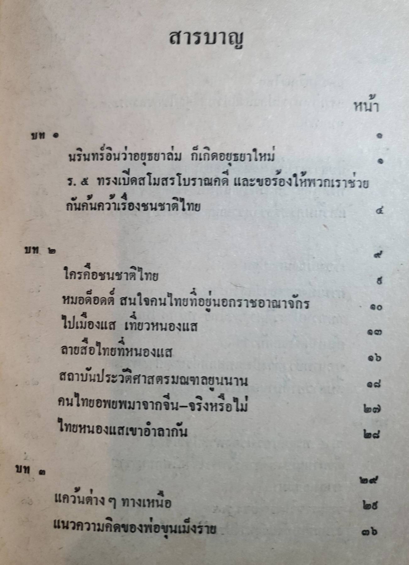 ๒๔๐๐ ปีในแหลมทอง รวมเรื่องเมืองไทยในอดีต เช่น ใครคือชนชาติไทย พิมพ์ปี 2527