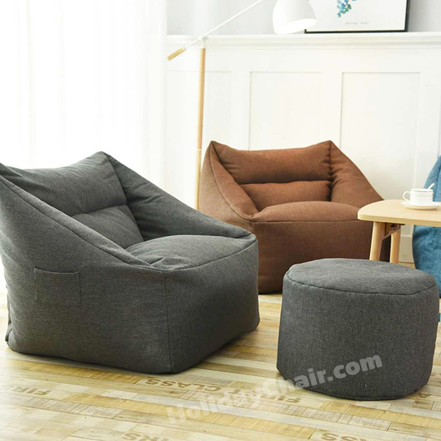 เก้าอี้นั่งเล่น เบาะนั่งเม็ดโฟม เก้าอี้บีนแบ็ก เก้าอี้เม็ดโฟม bean bag บีนแบค เบาะเม็ดโฟม บีนแบ็ก เก้าอี้ญี่ปุ่น HC-064