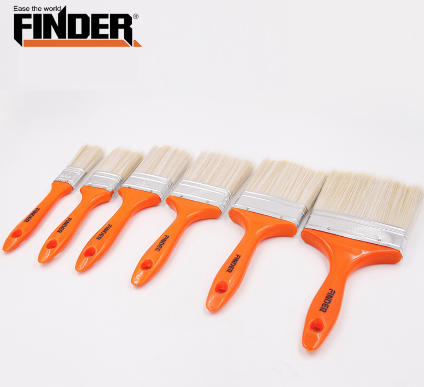 แปรงทาสี ยี่ห้อ FINDER ขนแปรงเป็นพลาสติก ขายปลีกส่ง ราคาถูก สำเนา