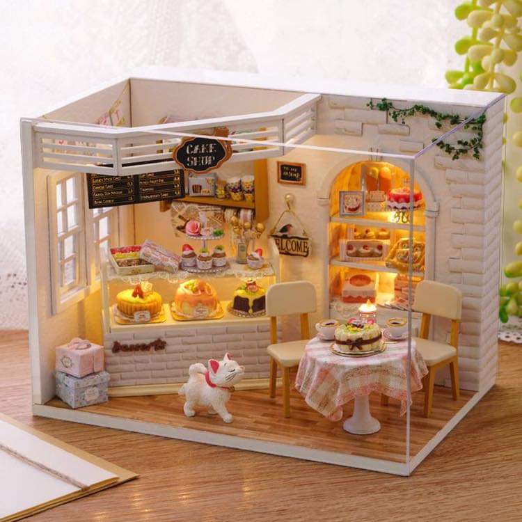 โมเดลจำลองร้านเบเกอรี่จิ๋ว งานDIY ชุด Bakery of the world lover สำหรับนักสะสมโมเดลและเป็นของขวัญชิ้นพิเศษ