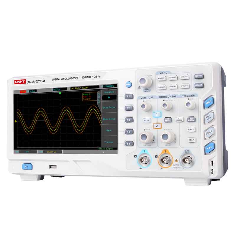 UNI-T UTD2102CEM 100MHz 2 channels Digital Storage Oscilloscope