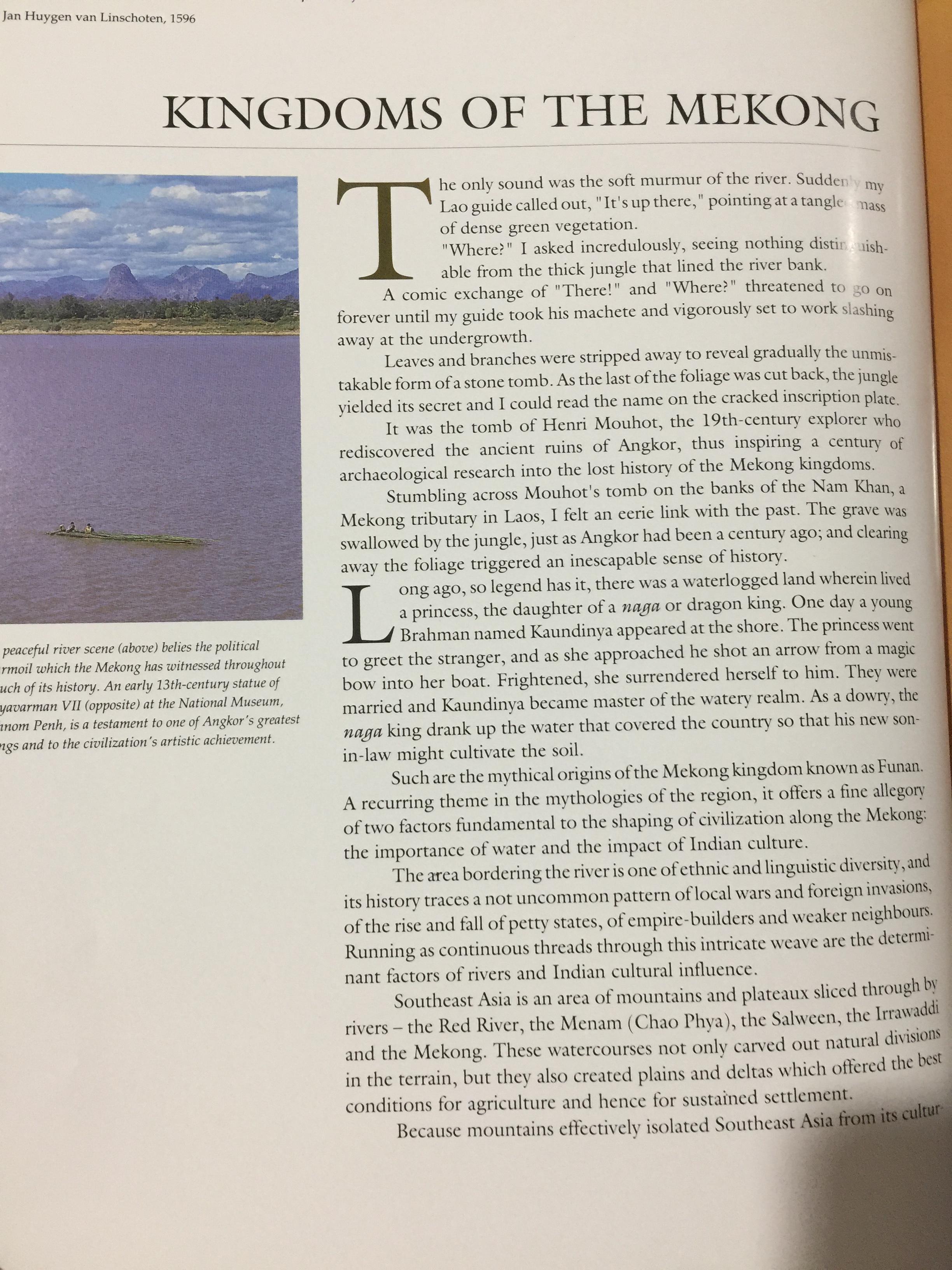 The Mekong, a river and its people Hardcover