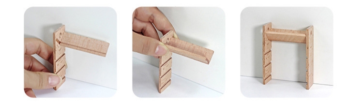 ชั้นไม้จิ๋วสำหรับวางของจิ๋วหนังสือผิวหรือนำไปประดับห้องตุ๊กตาจิ๋ว