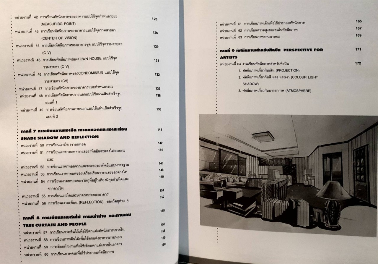 PERSPECTIVE DRAWING การเขียนทัศนียภาพ : ชวลิต ดาบแก้ว , สุภาวดี เหมทานนท์