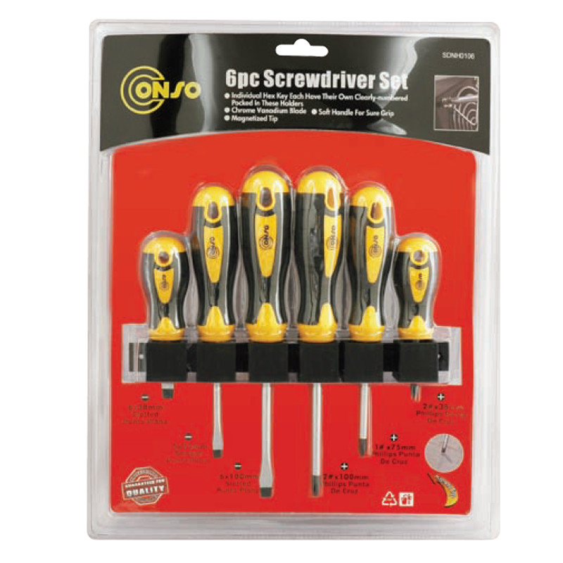 ไขควงชุด/6ชิ้น/Conso/CS-540106
