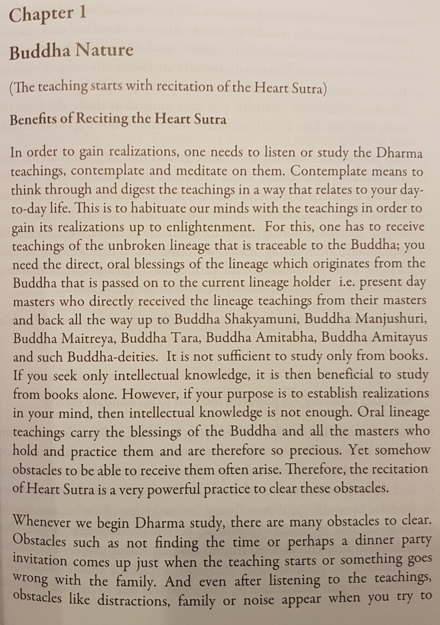 Buddha Nature & Preliminary Prayers and their Explanations