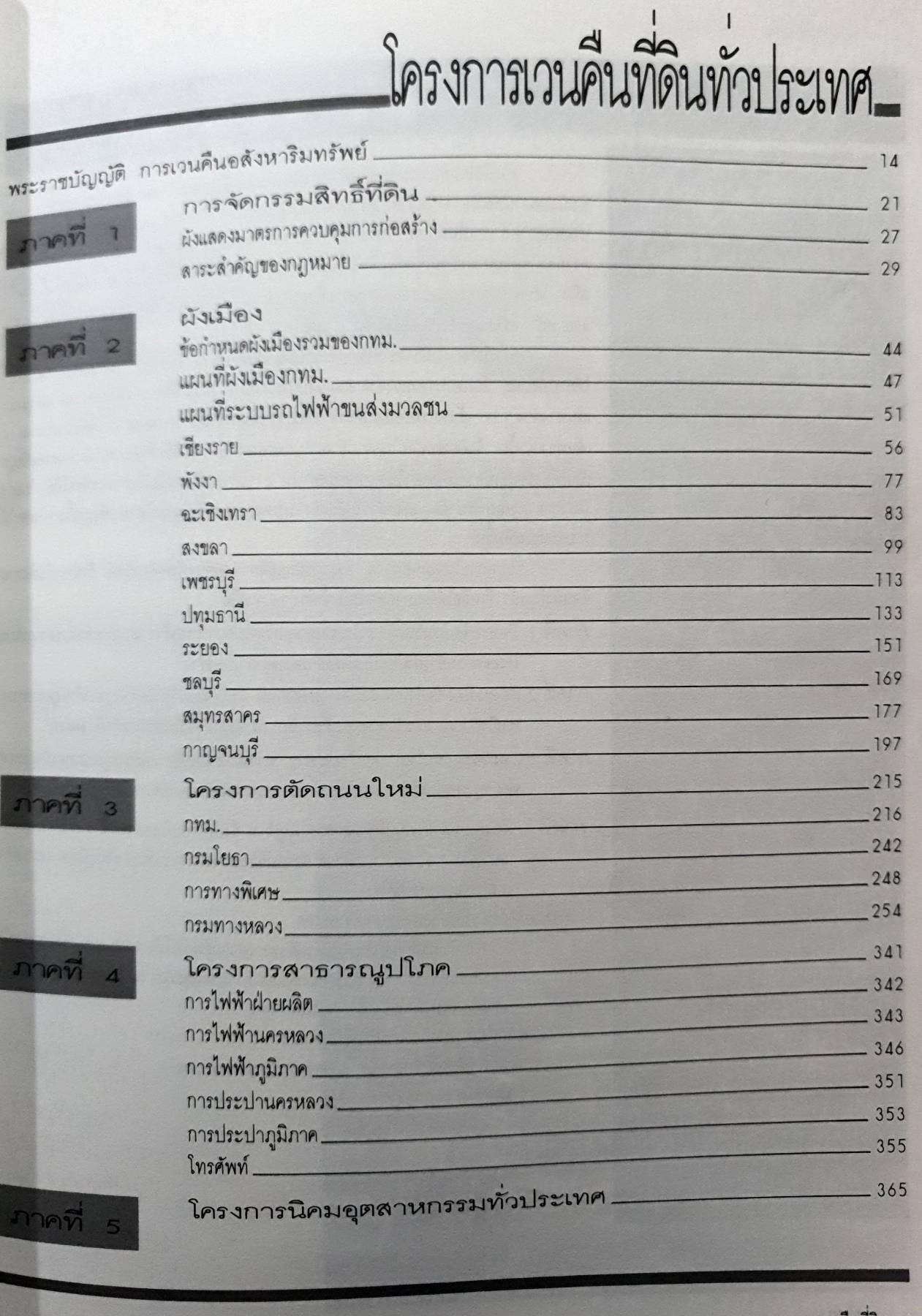 เวนคืนที่ดิน โครงการหนังสือเฉพาะกิจของ ฐานเสนะฐกิจ สำหรับนักธุรกิจและครอบครัว ทั่วประเทศ