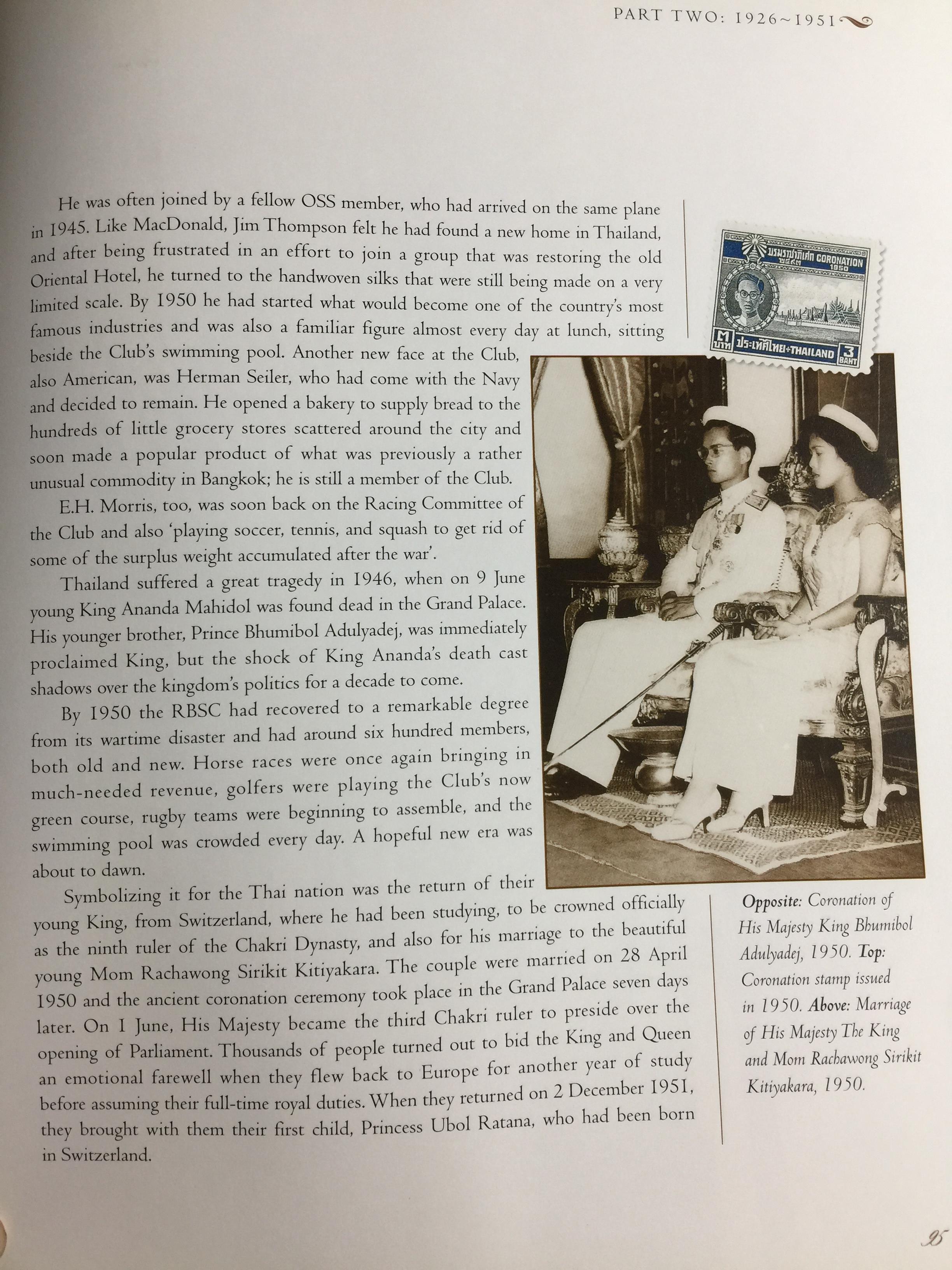 Celebrating 100 Years The Royal Bangkok Sports Club