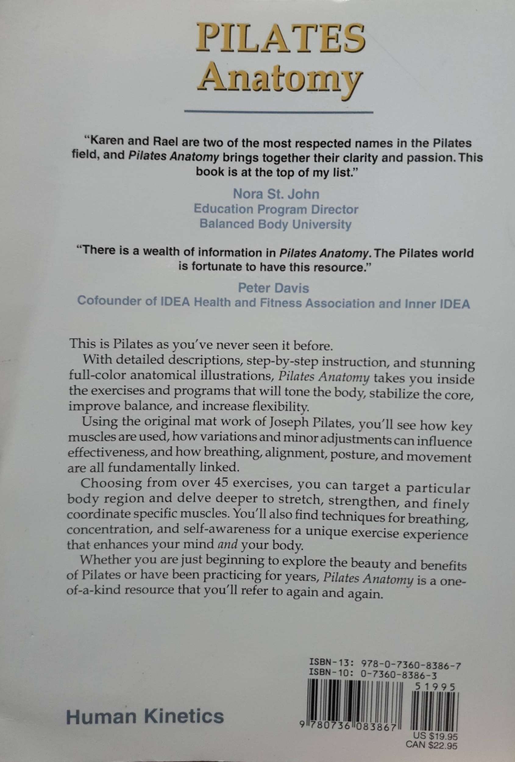 Pilates Anatomy : Real Isacowitz : Karen Clippinger