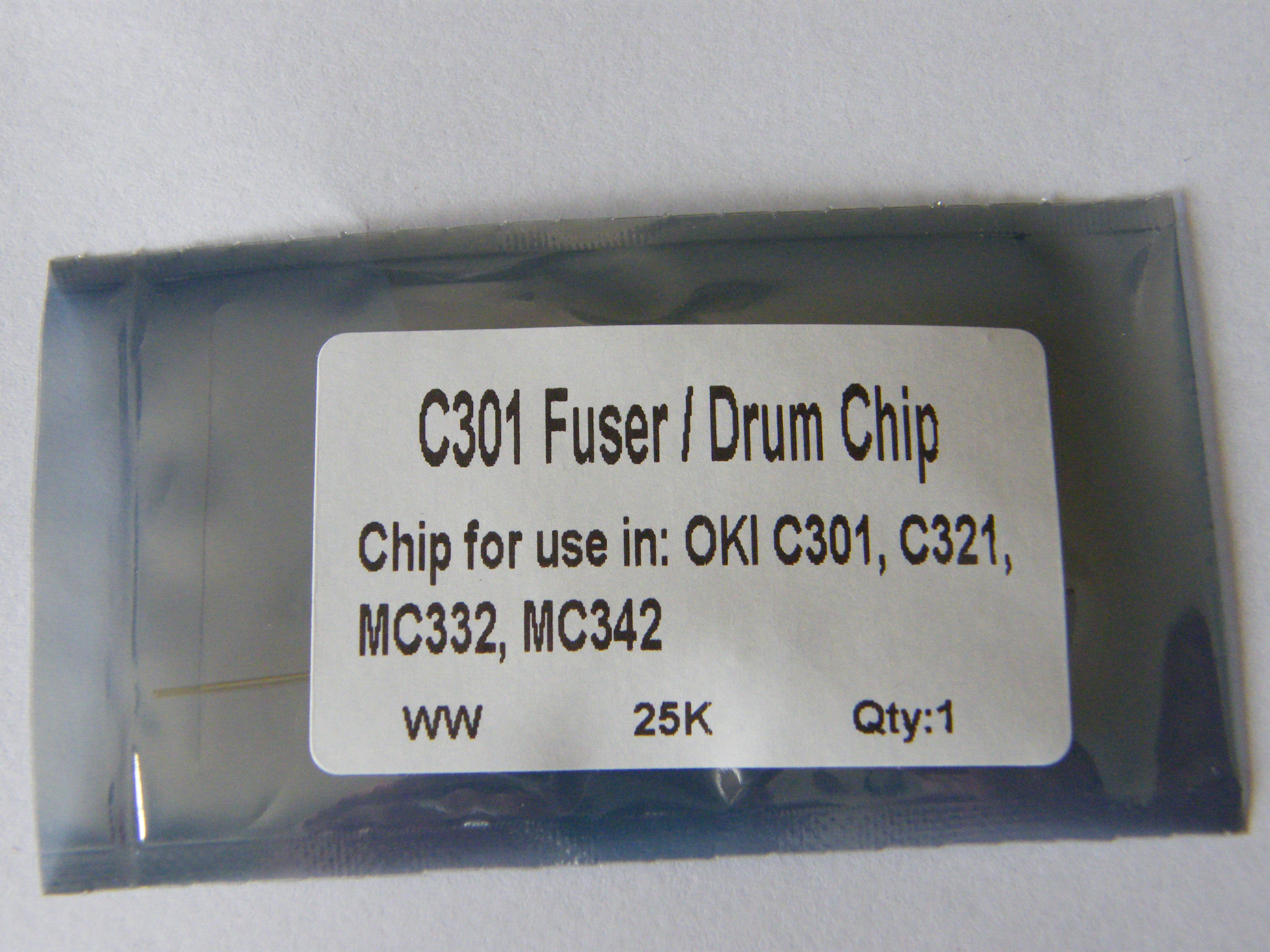 OKI CHIP FUSER & CHIP DRUM FOR OKI C301/C321/MC332/MC342 25K 700 กรัม