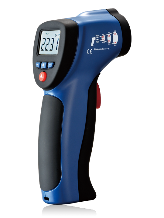 เครื่องวัดอุณหภูมิแบบอินฟราเรด ( Infrared Thermometer ) รุ่น DT-880H แบรนด์ CEM -50~500 C