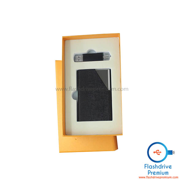 Gift Set พรีเมี่ยม 2 ชิ้น (แฟลชไดร์ฟ+กล่องนามบัตร)