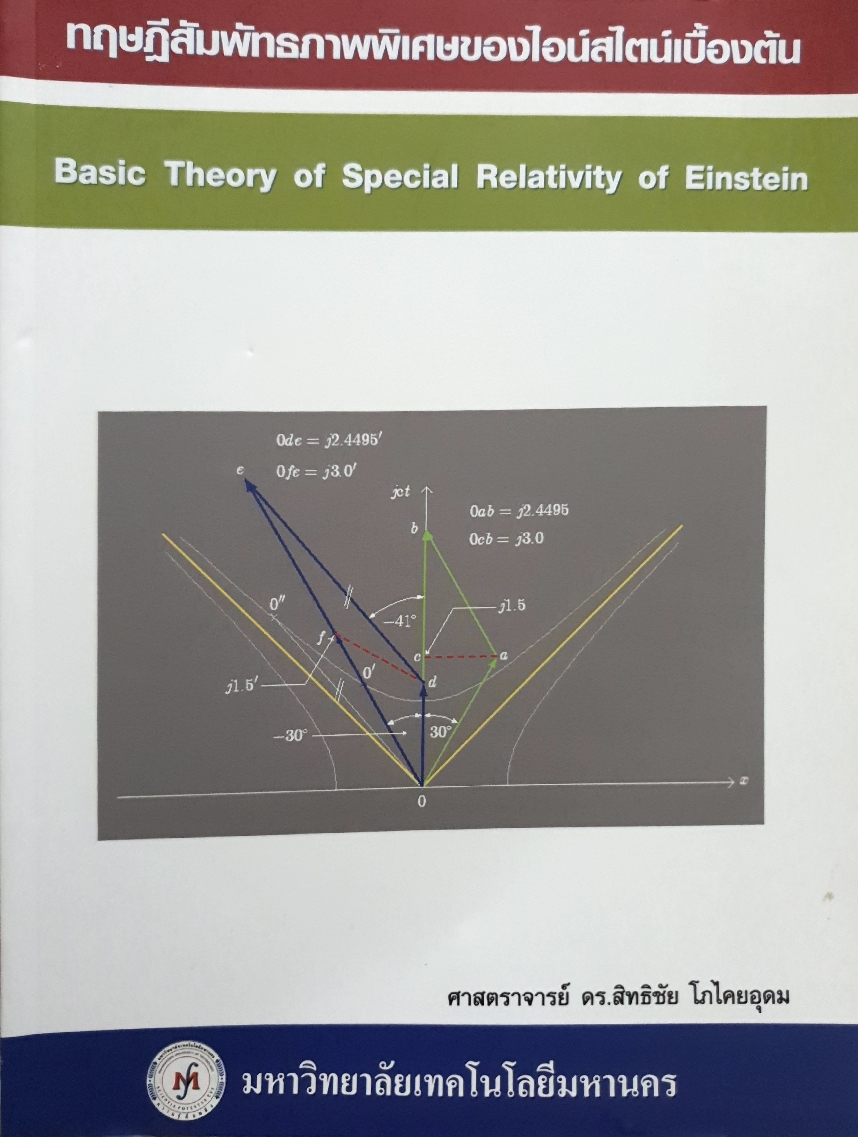 ทฤษฎีสัมพันธภาพพิเศษของไอน์สไตน์เบื้องต้น Basic Theory of Special Relativity of Einstein