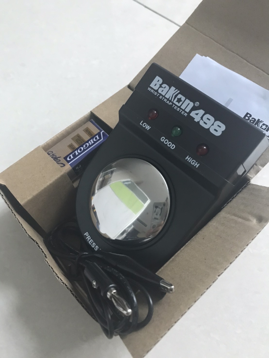 Static bracelet tester BK498 Brand : BaKon