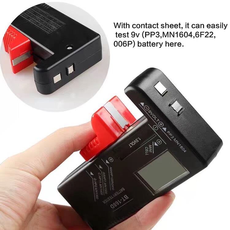 Battery Tester BT-168D (มาตรวัดจอ LCD) เครื่องวัดทดสอบแบตเตอรี่