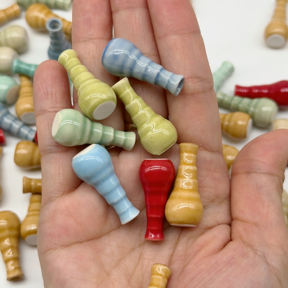 Miniature Vase 10 pieces/set mixed color