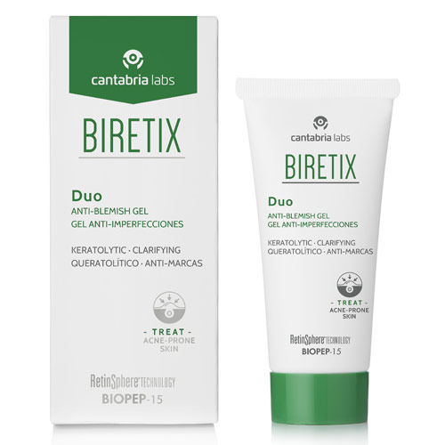 BIRETIX Duo Anti-Blemish เจลละลายสิวอุดตัน ฆ่าเชื้อแบคทีเรีย