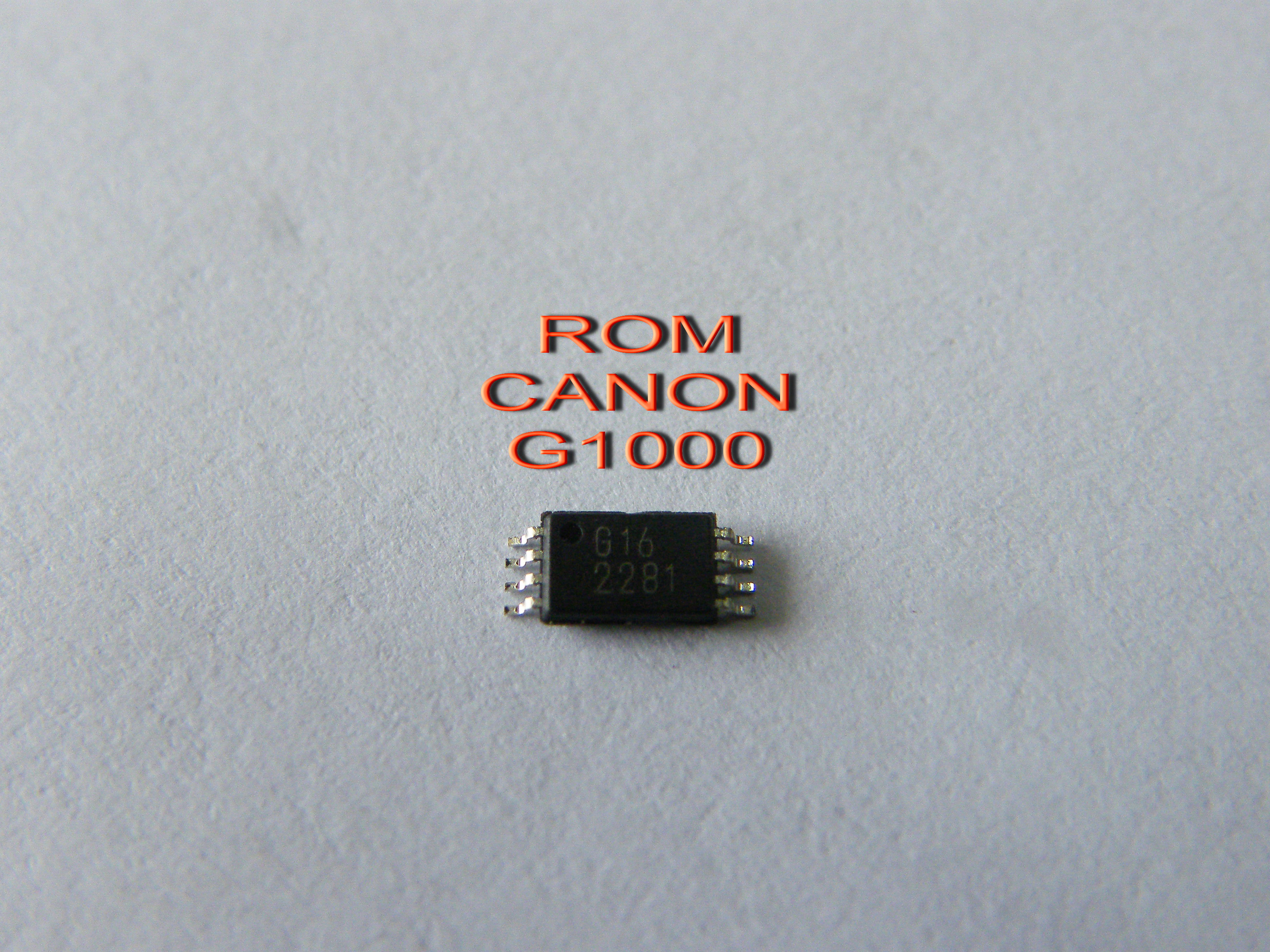 ICROM ไอซีรอมพร้อมใช้งาน canon g1000 แก้อาการบอร์ดล็อค เครื่องฟ้องerror e10 สามารถใส่แล้วใช้งานได้เลย 200 กรัม