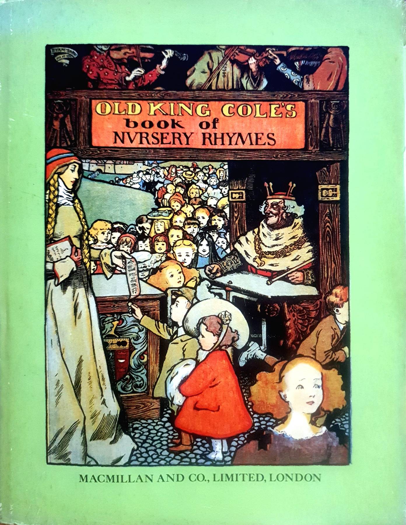 Old King Cole's Book of Nursery Rhymes- Facsimile of 1901 Edition w/Dust Jacket