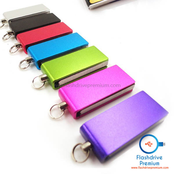 แฟลชไดร์ฟมินิ พร้อมสร้อย (Mini Metal USB Flash Drive)