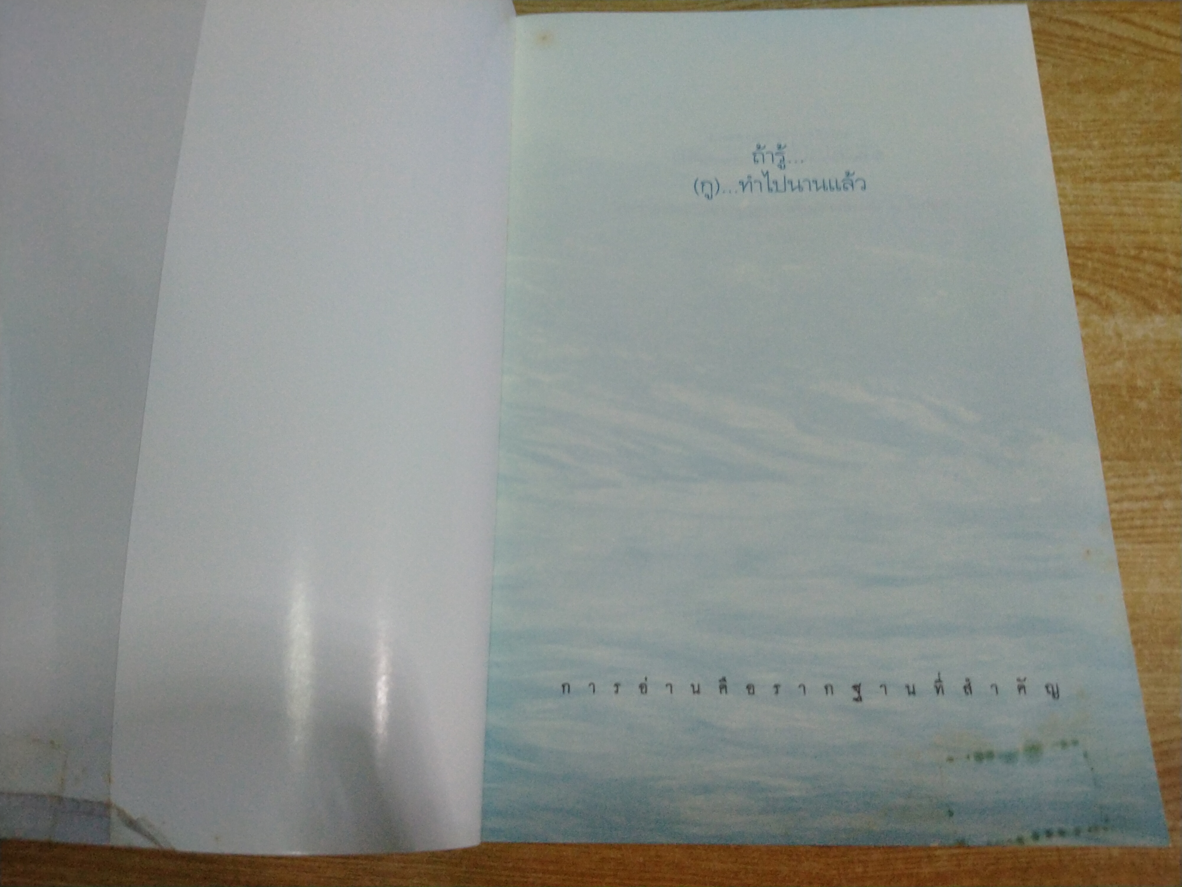 ถ้ารู้...(กู)...ทำไปนานแล้ว