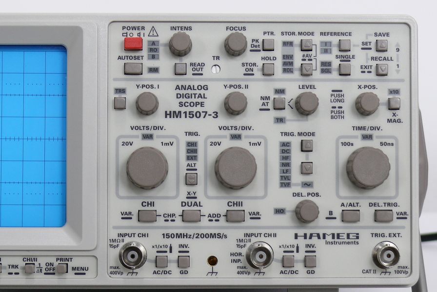 Ossilloscope Hameg HM1507-3 150 Mhz