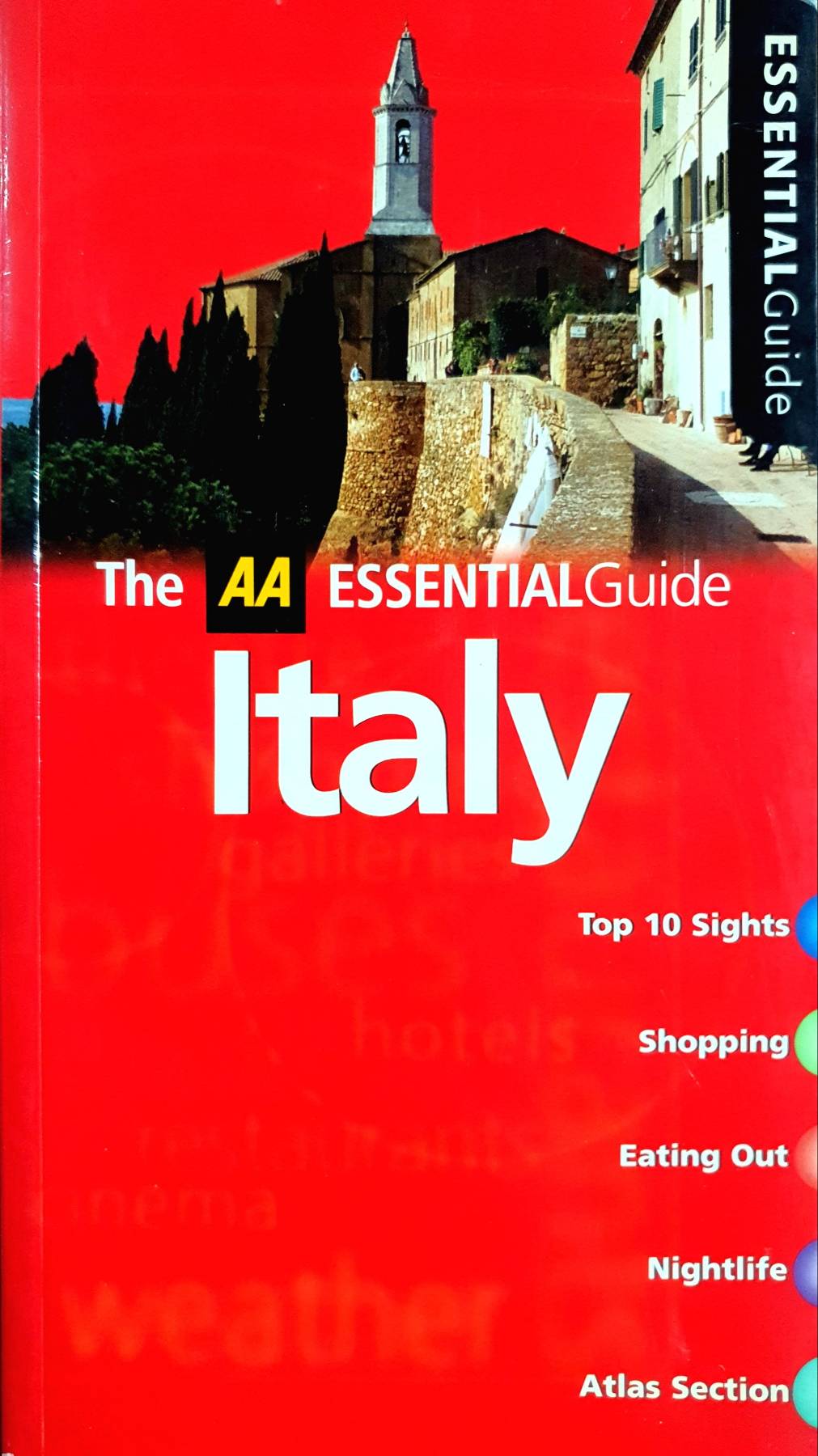 The AA Essential Italy (The AA Essential Guide) Paperback by Jane Shaw