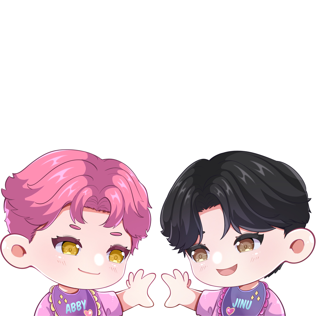Sticker Abby x Jinu 2