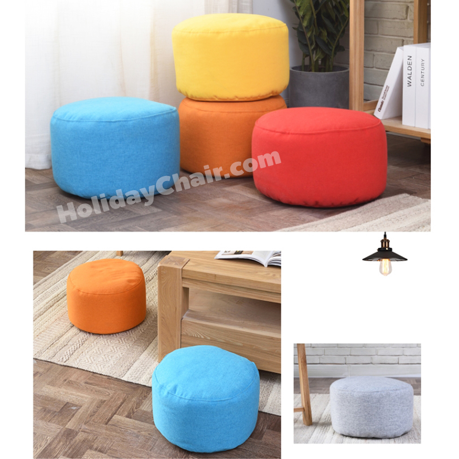 ที่วางเท้า ที่วางขา เก้าอี้วางเท้า สตูลวางเท้า เก้าอี้เม็ดโฟม สตูล bean bag บีนแบค เก้าอี้วางขา บีนแบ็ก HC-059